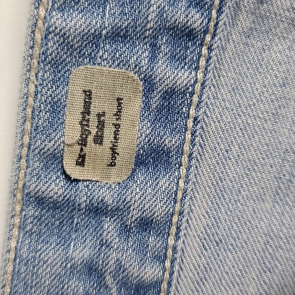 ADRIANO GOLDSCMIED Distressed Light Wash Ex-Boyfriend Denim Shorts Size 28 - Picture 3 of 16